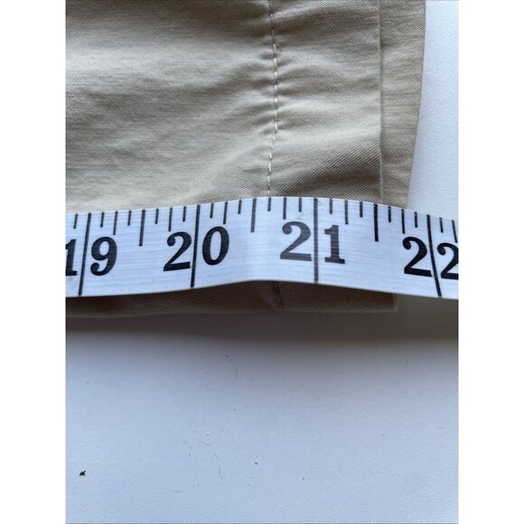 Caribbean Joe Capris Utility Cropped Pants Women's 10 Petite Beige D-Ring Belted - Picture 8 of 8